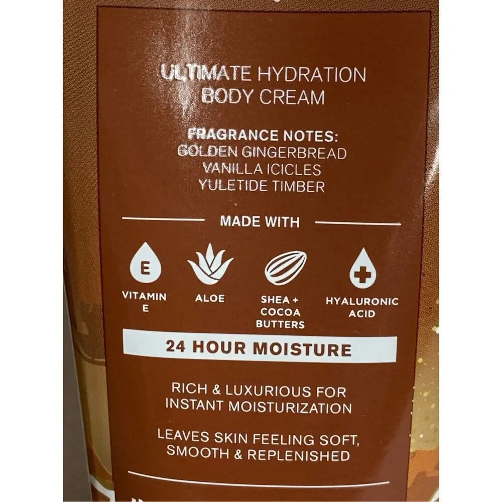 Bath and Body Works JOLLY GINGERBREAD VILLAGE 4 Piece Set